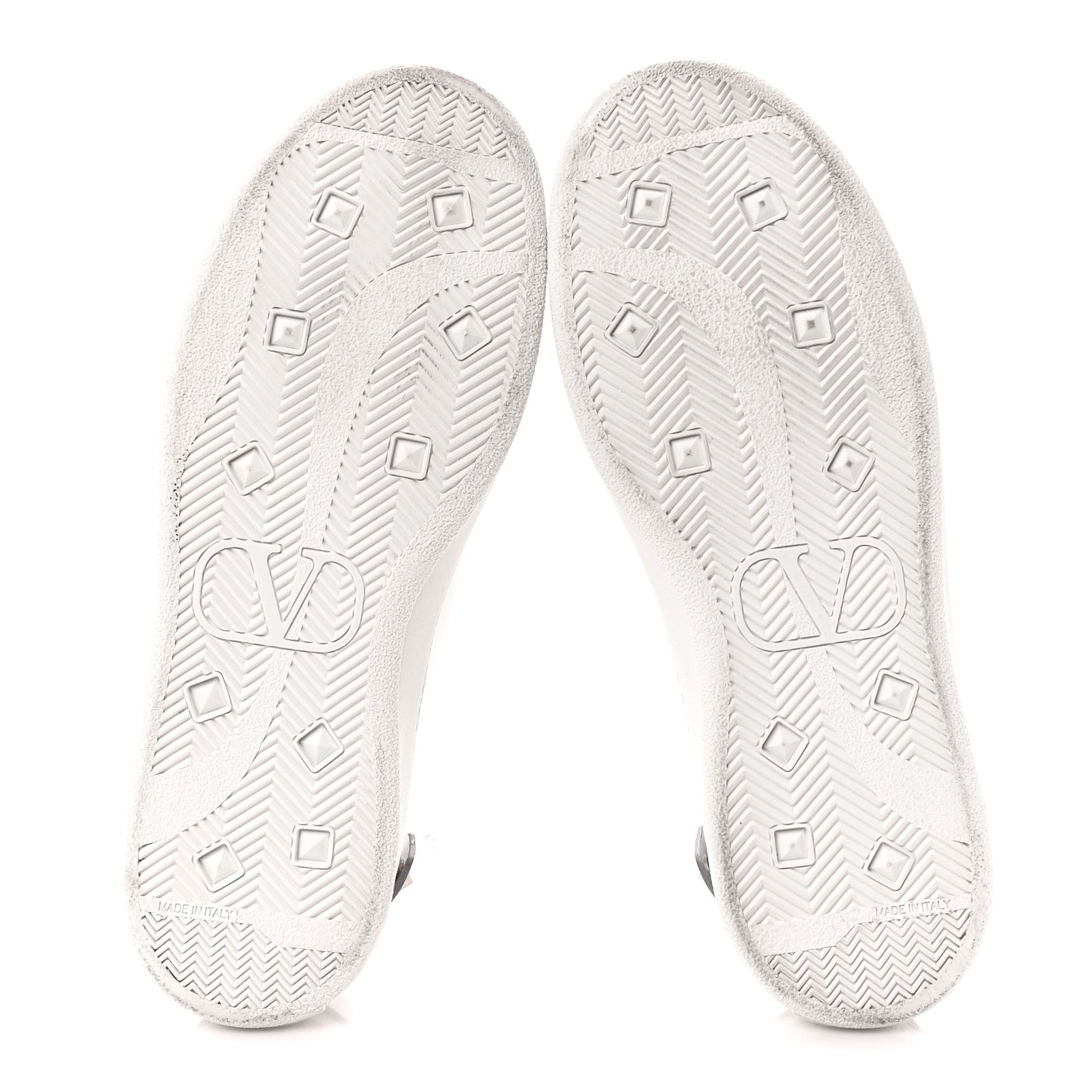 Valentino Garavani Calfskin Womens Backnet Sneakers 38.5 White Silver 5 of 11