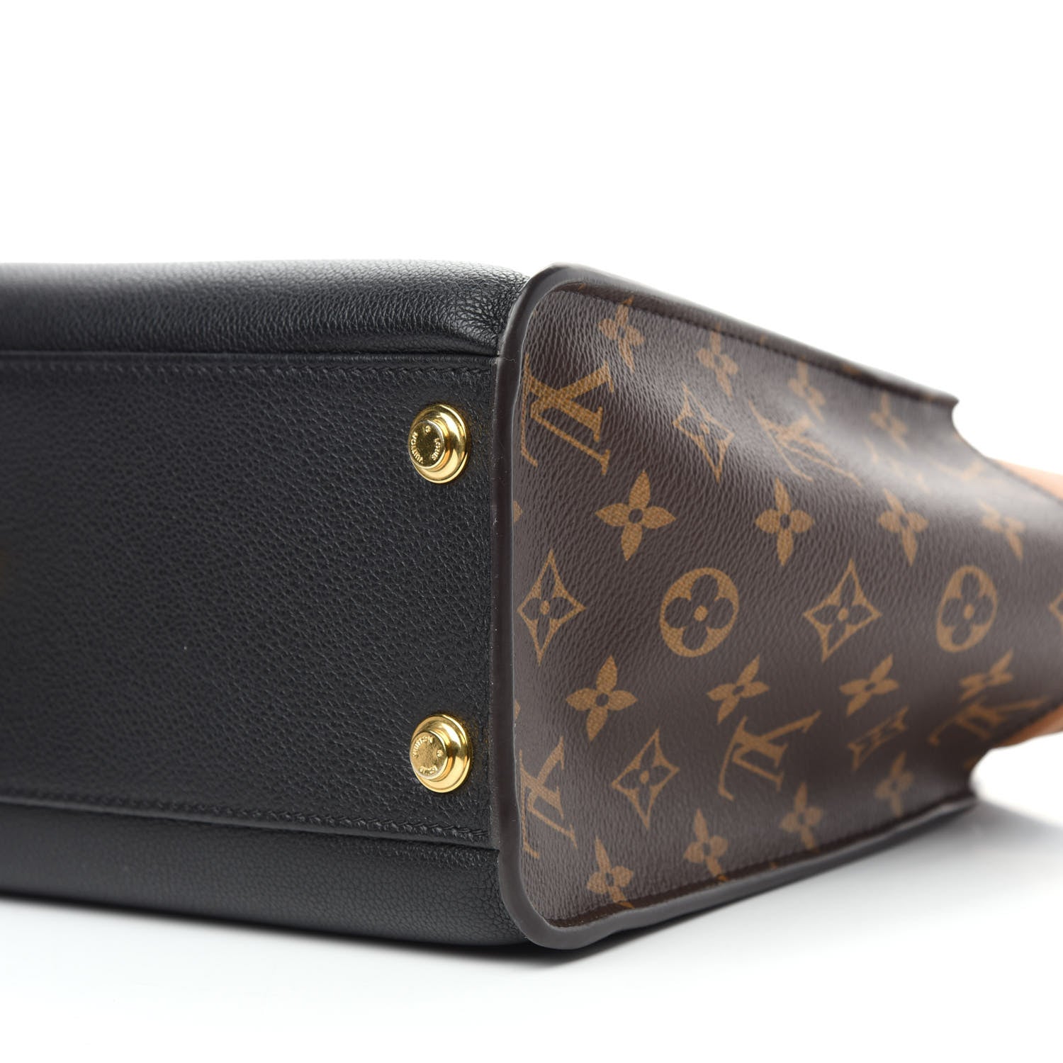 Louis Vuitton Calfskin Monogram On My Side Black 7 of 10