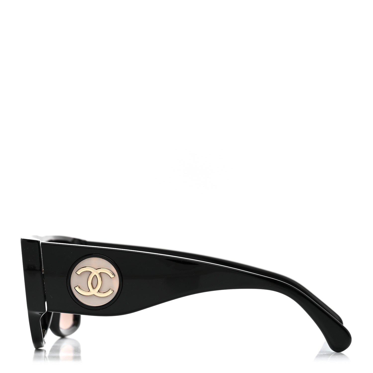 Chanel Acetate CC Square Sunglasses 5549 Black 3 of 7