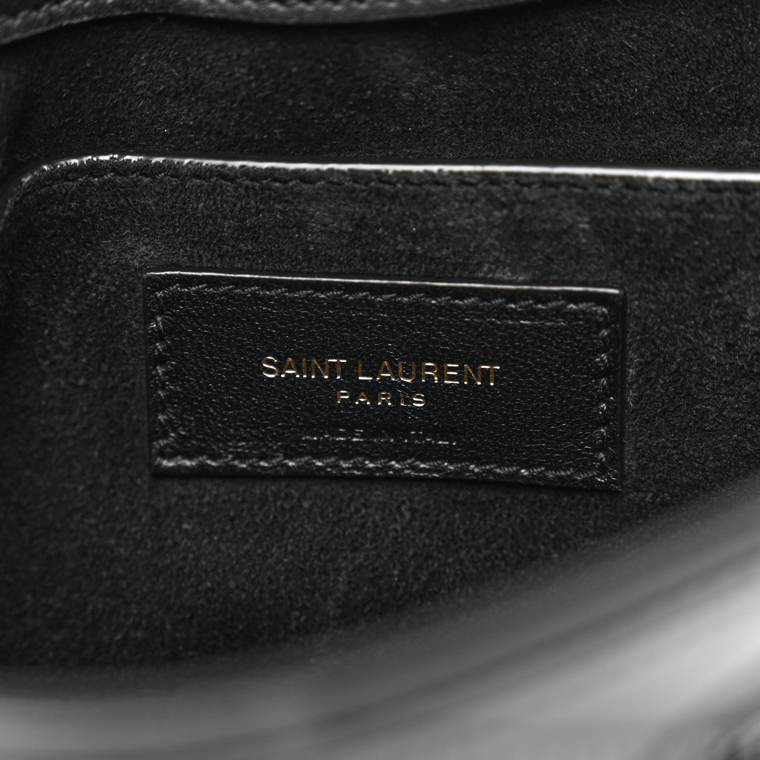 Saint Laurent SAINT LAURENT Patent Quilted Le 57 Diamond Shoulder Bag Black 6 of 13