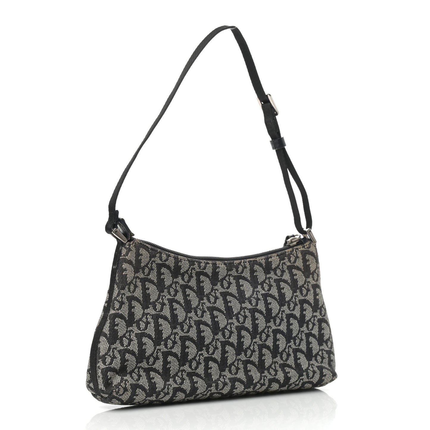 Monogram Shoulder Bag Pochette Black