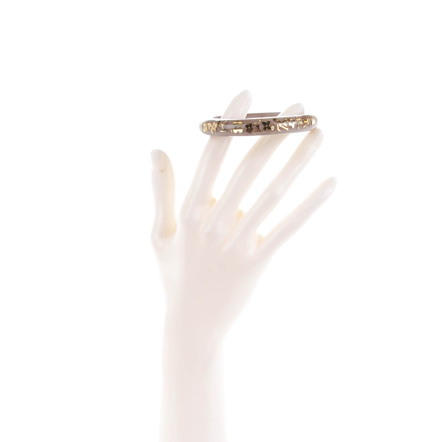 Louis Vuitton Resin Swarovski Small Inclusion Bracelet PM Praline 2 of 4