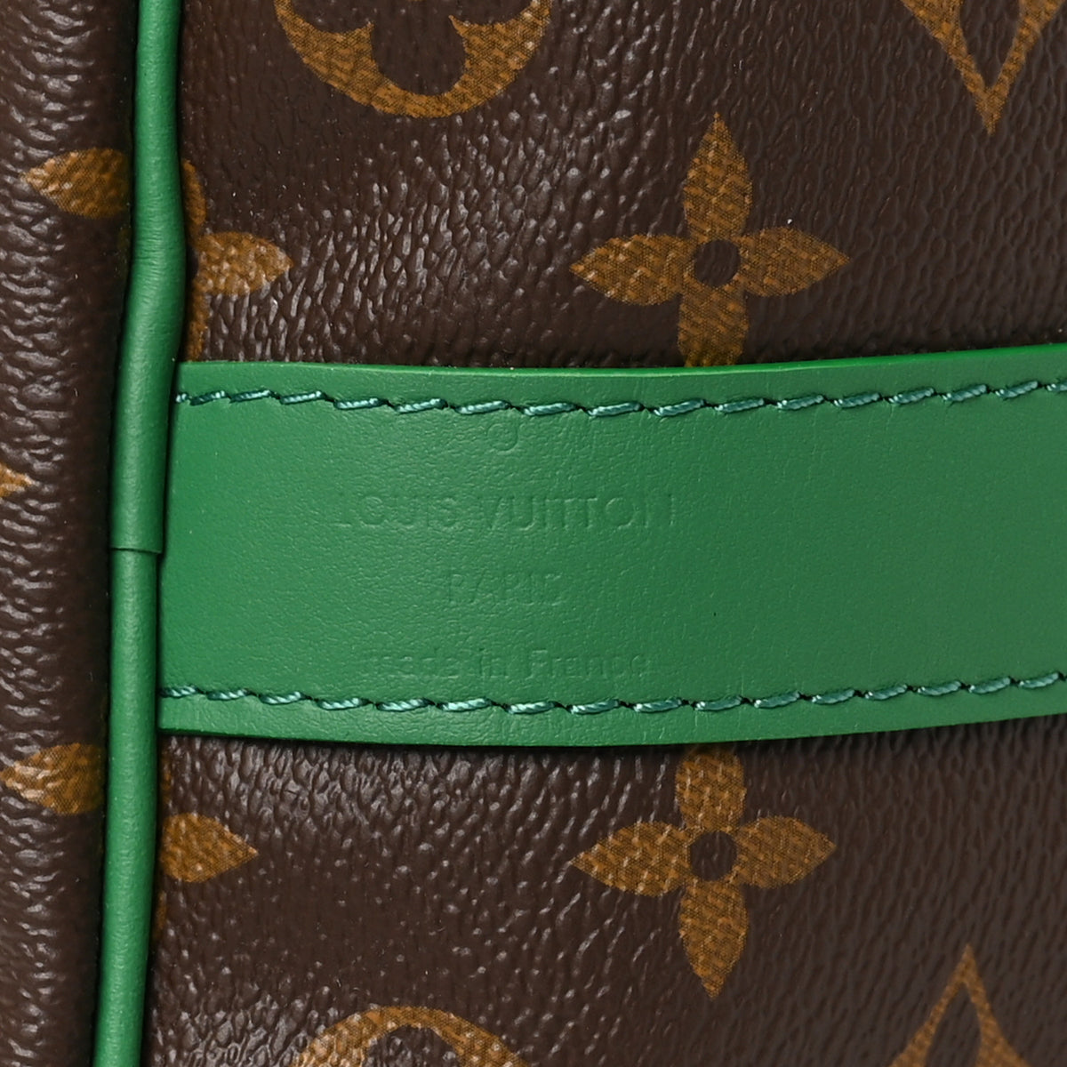 Louis Vuitton Monogram Macassar LV Colormania Keepall Bandouliere 50 Green 5 of 8