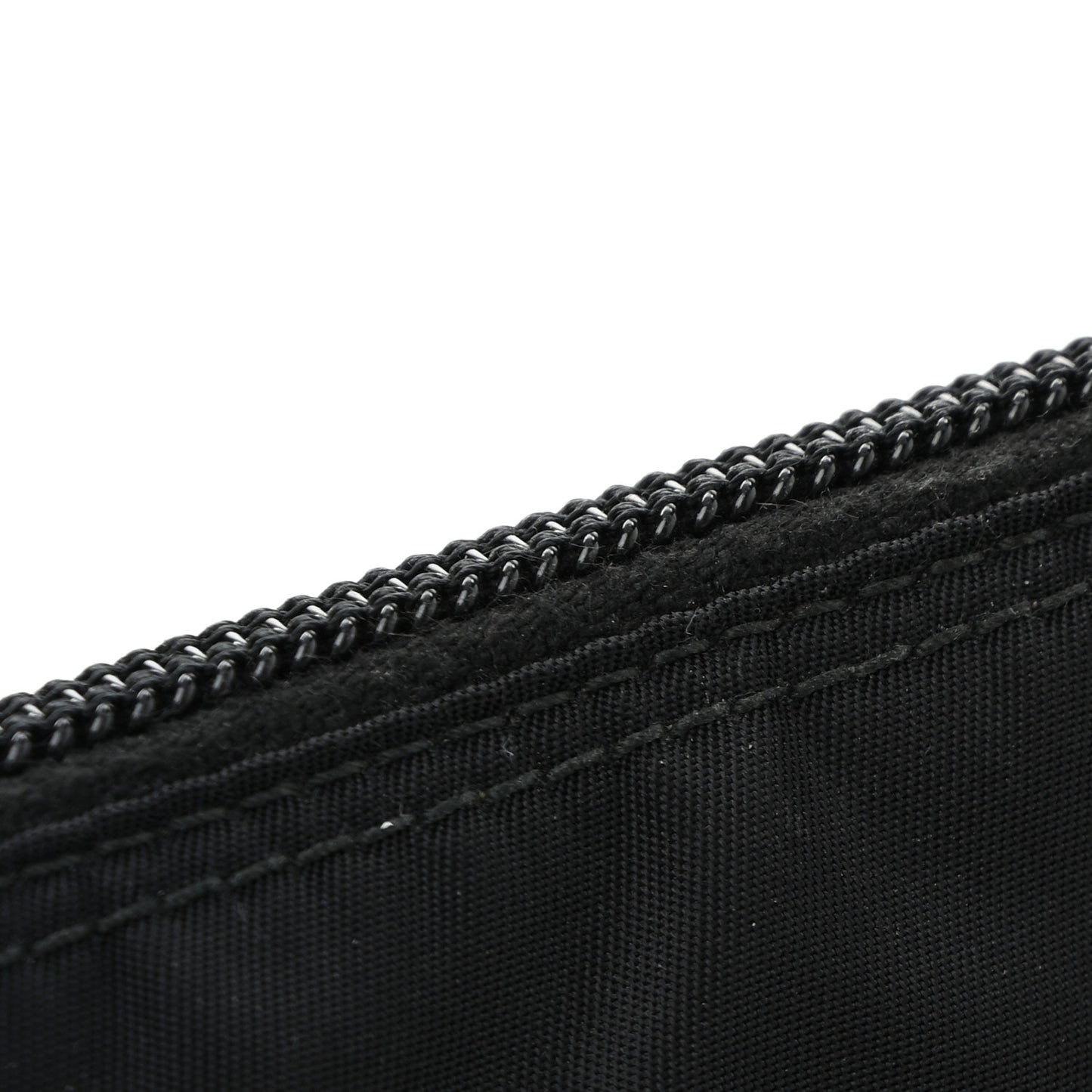Tessuto Nylon Saffiano Flat Messenger Bag Black