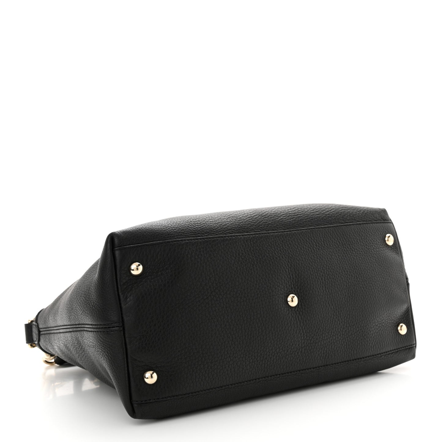 Cellarius Calfskin Small Soho Top Handle Satchel Black