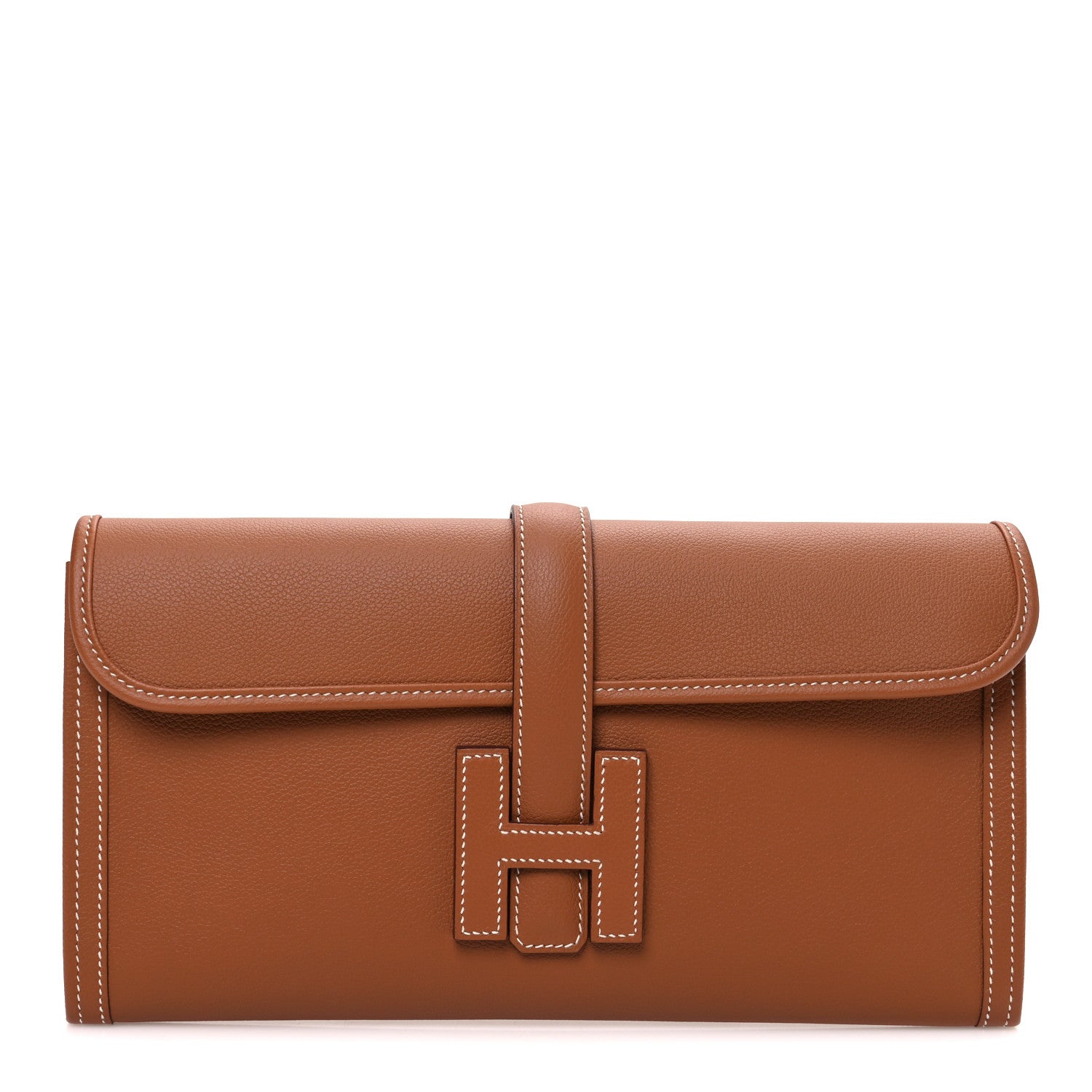 Hermes Evercolor Jige Elan 29 Clutch Gold 1 of 10
