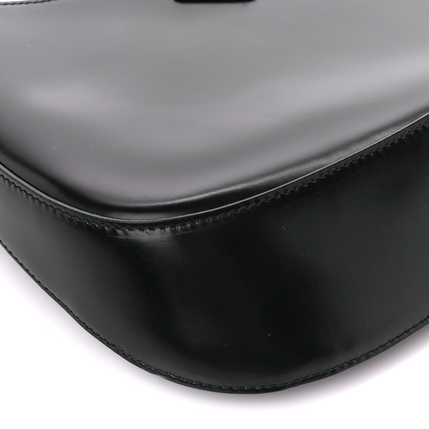 Spazzolato Cleo Shoulder Bag Black