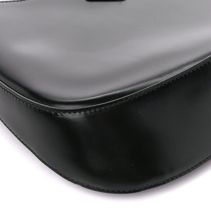 Prada Spazzolato Cleo Shoulder Bag Black 9 of 11