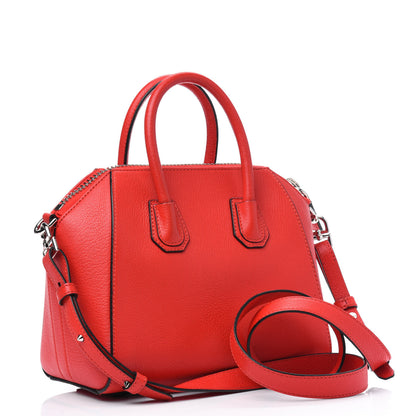 Givenchy Sugar Goatskin Mini Antigona Pop Red 2 of 5
