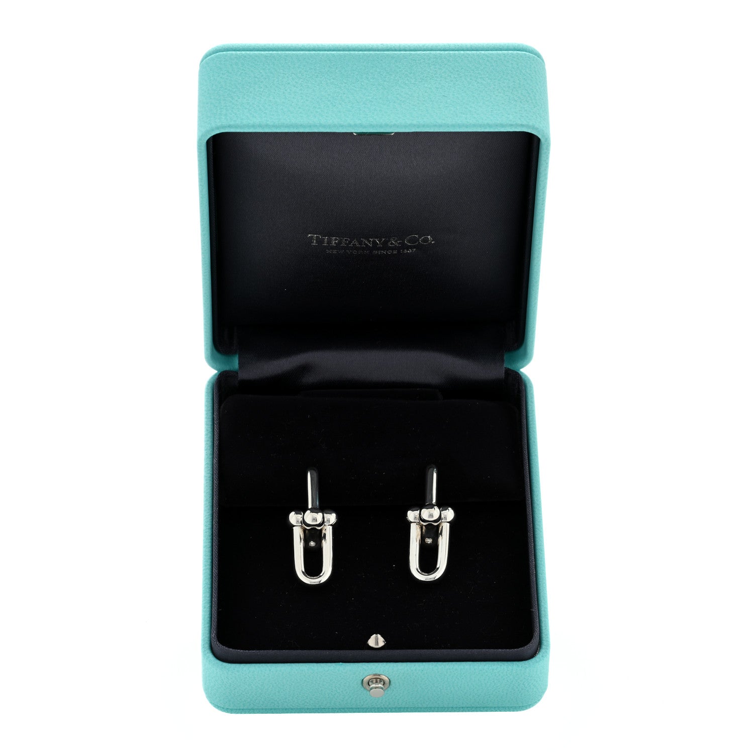 Tiffany Sterling Silver Large HardWear Link Earrings 5 of 5