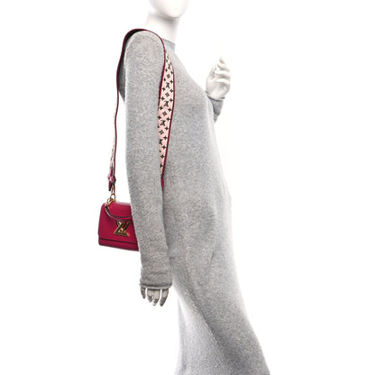 Louis Vuitton Epi Twist Shoulder Bag Mini Agathe Rose Pink 2 of 12