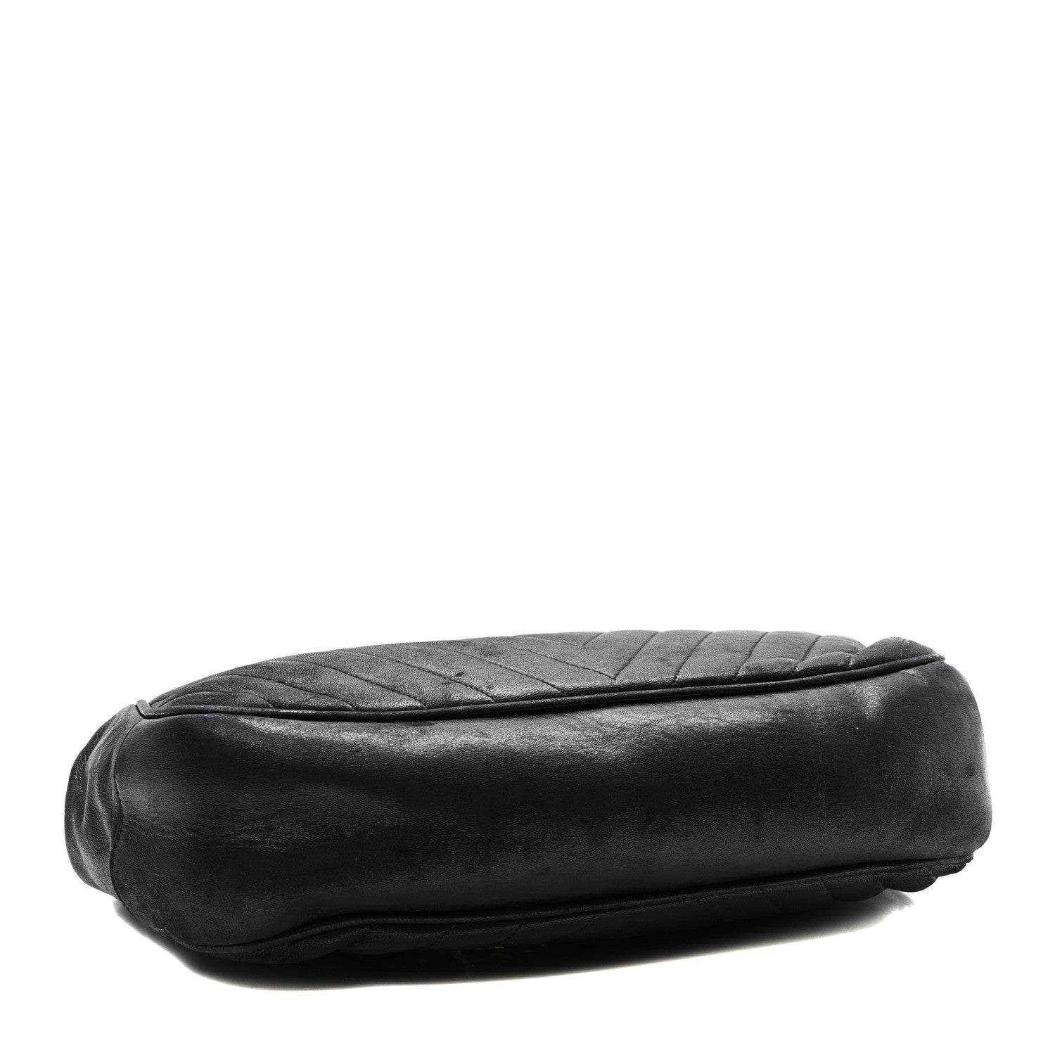 Chanel Lambskin Chevron Quilted Tote Black 4 of 9