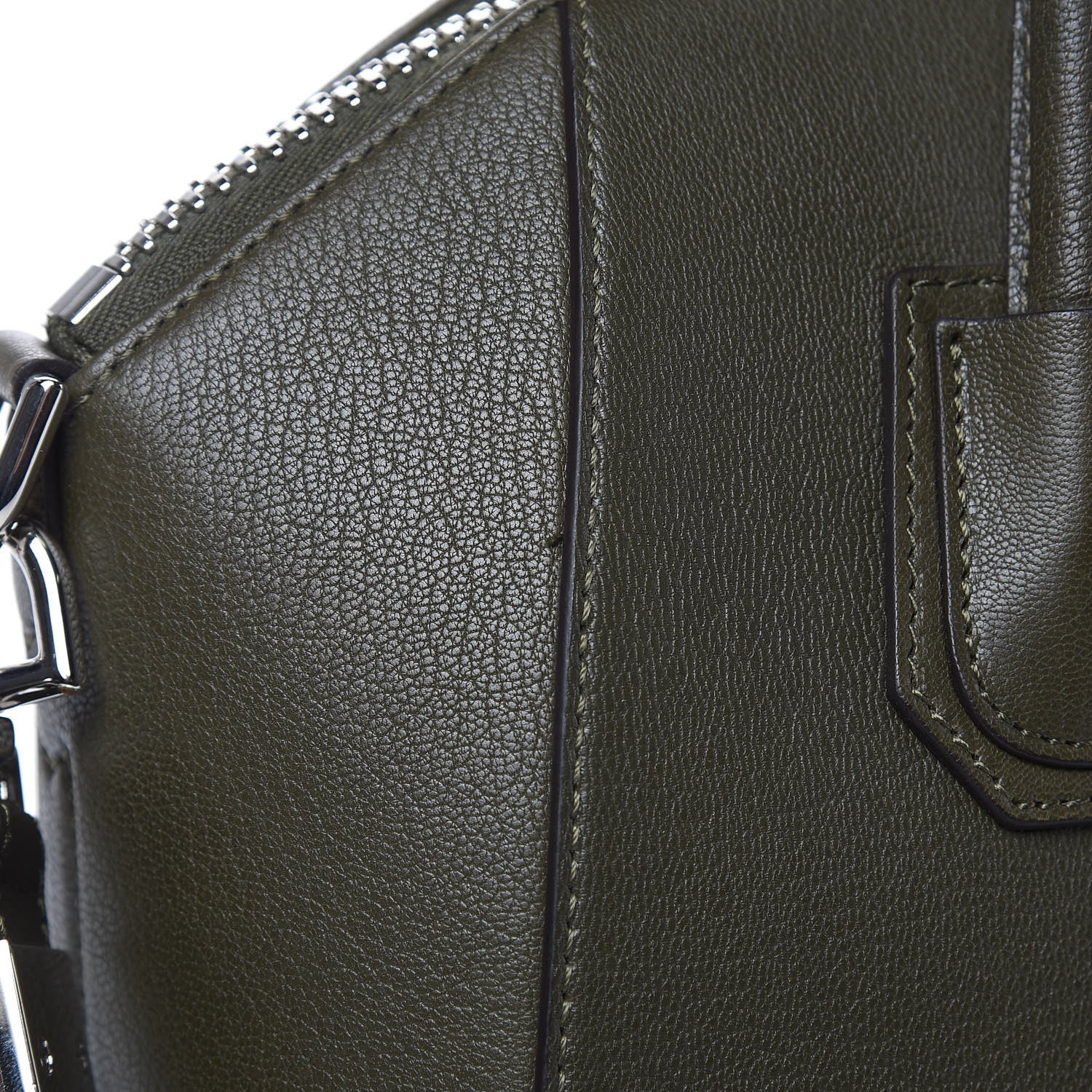 Givenchy Sugar Goatskin Small Antigona Khaki 10 of 10