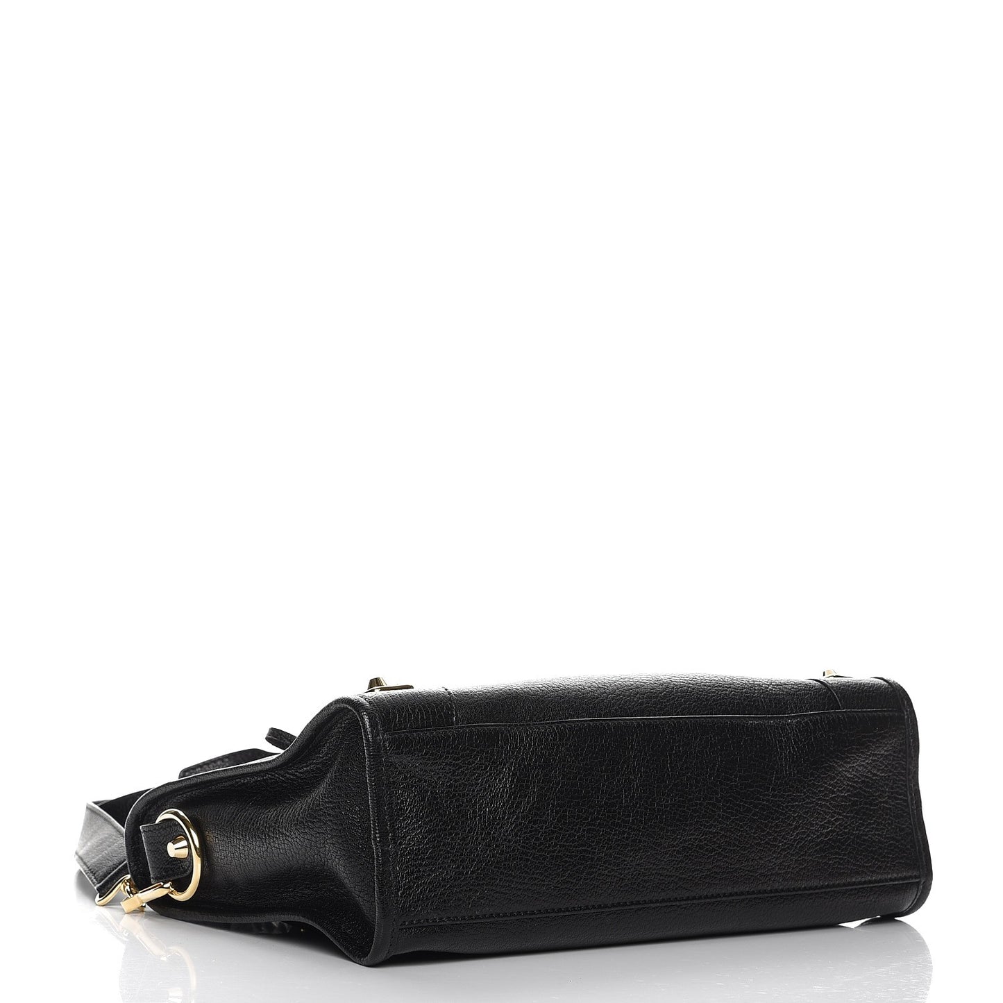 Chevre Gold Metallic Edge Hardware S City Black
