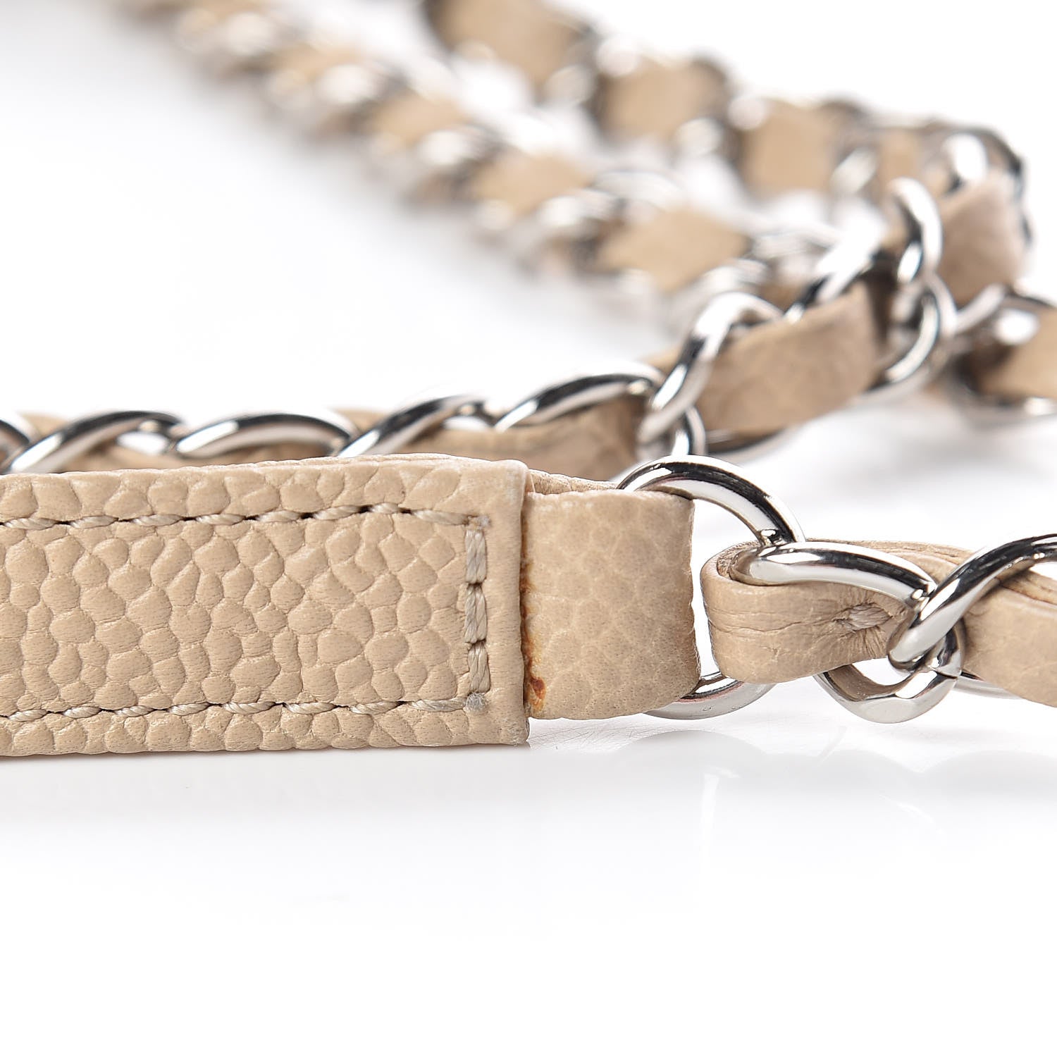 Chanel Caviar Quilted Jumbo Easy Flap Beige 10 of 16