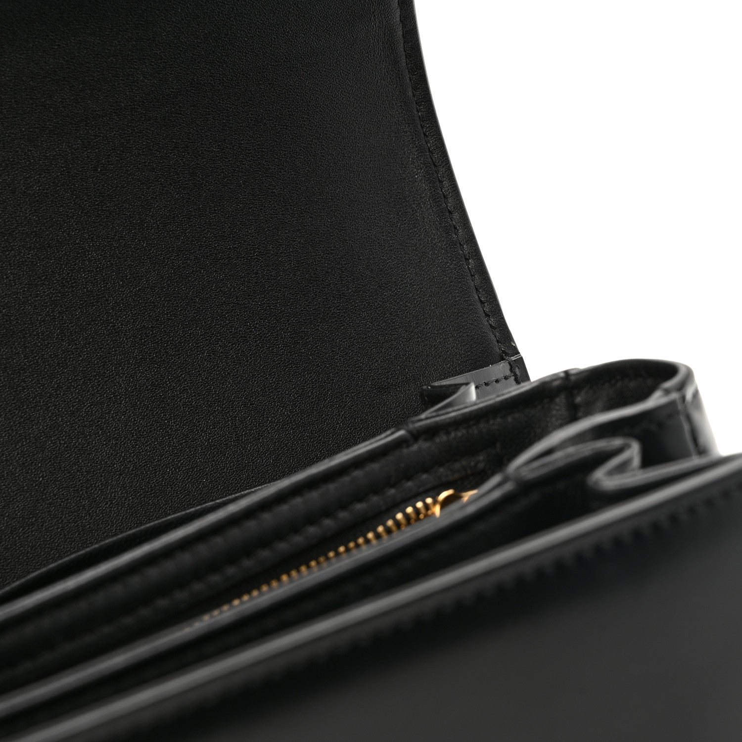 Celine Shiny Calfskin Medium Triomphe Black 12 of 15