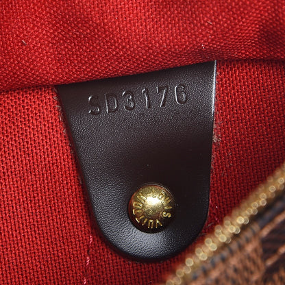 Louis Vuitton Damier Ebene Speedy Bandouliere 25 7 of 8