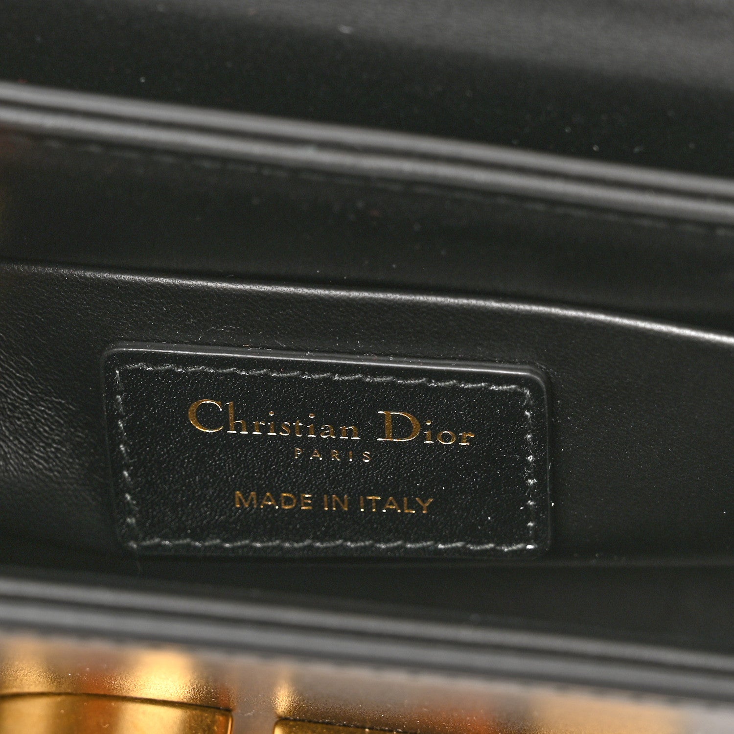Christian Dior Box Calfskin 30 Montaigne Box Bag Black 6 of 10