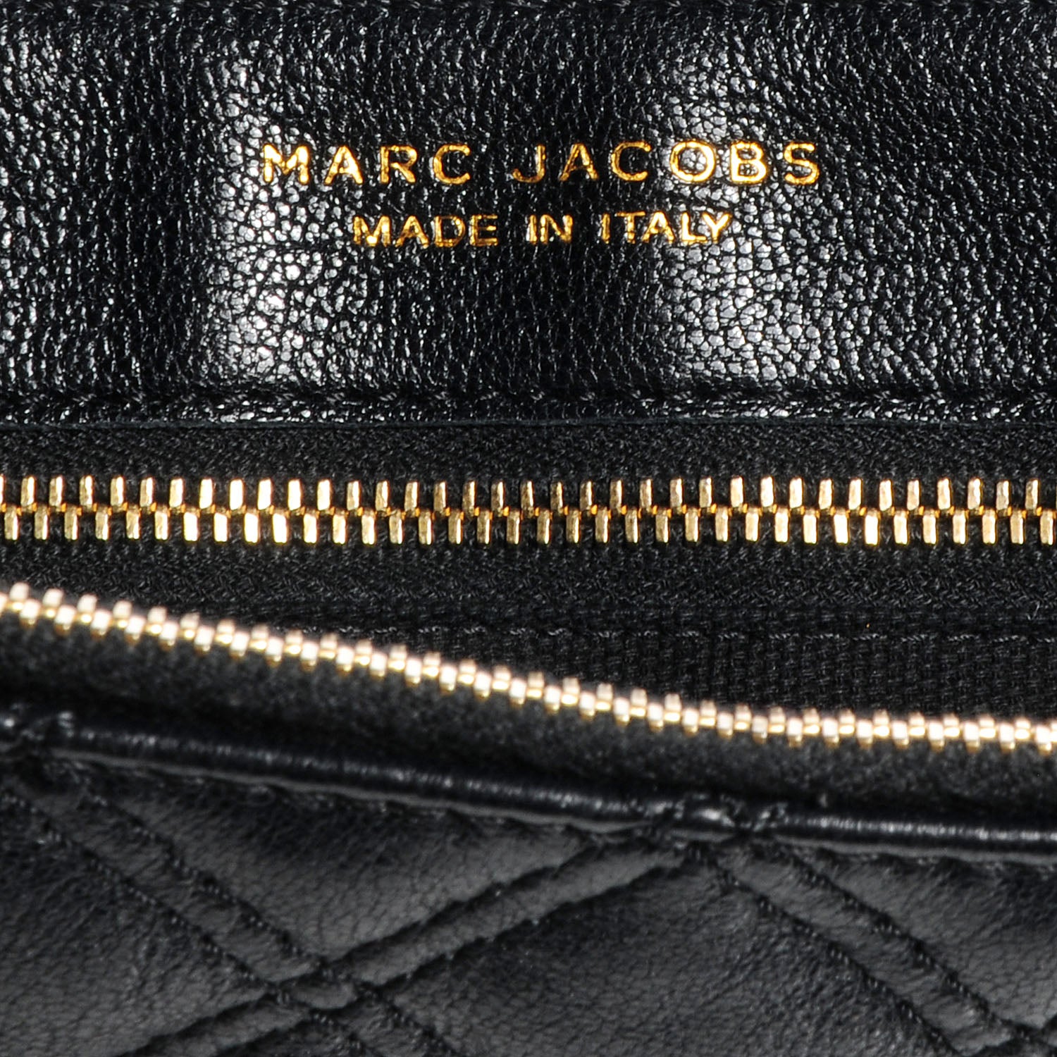 Marc Jacobs Leather Quilted Large Baroque Single Black 8 of 8