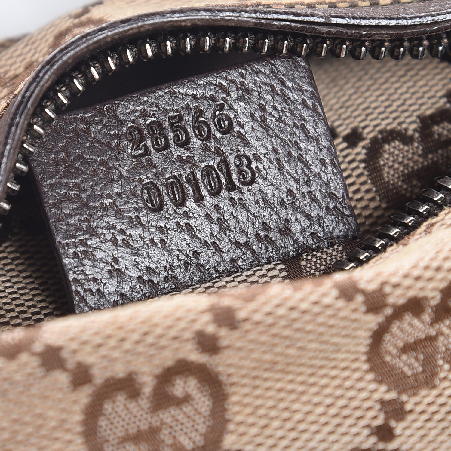 Gucci Monogram Web Belt Bag Dark Brown 9 of 9