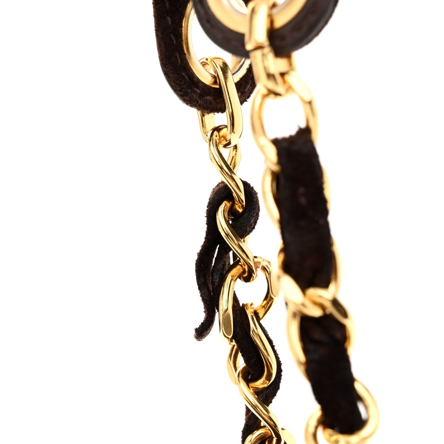 Chanel Suede CC Shopping Tote Dark Brown 11 of 11