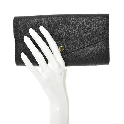 Louis Vuitton Empreinte Sarah Wallet NM Black 2 of 9