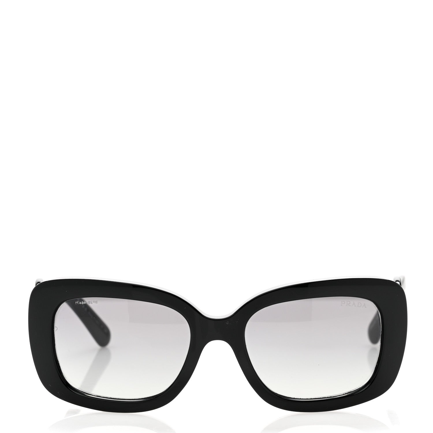 Prada Acetate Baroque Sunglasses SPR 27O Black 2 of 7