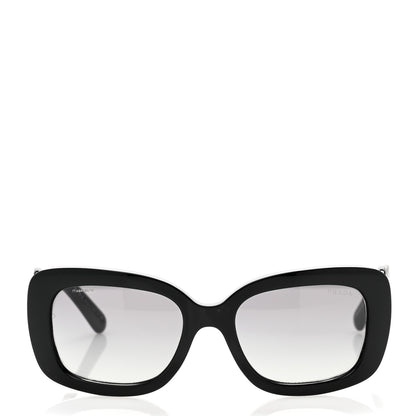 Prada Acetate Baroque Sunglasses SPR 27O Black 2 of 7