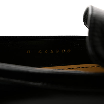 Chanel Calfskin CC Moccasin Loafers 40 Black 7 of 9