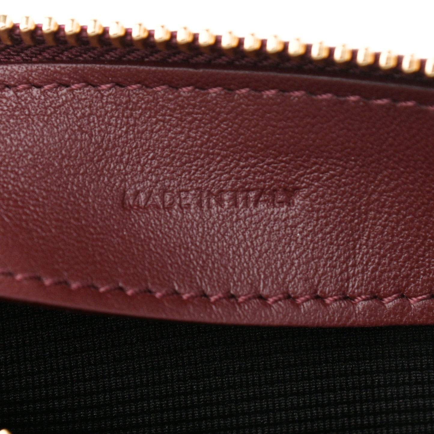Smooth Lambskin Small Trio Crossbody Bag Burgundy