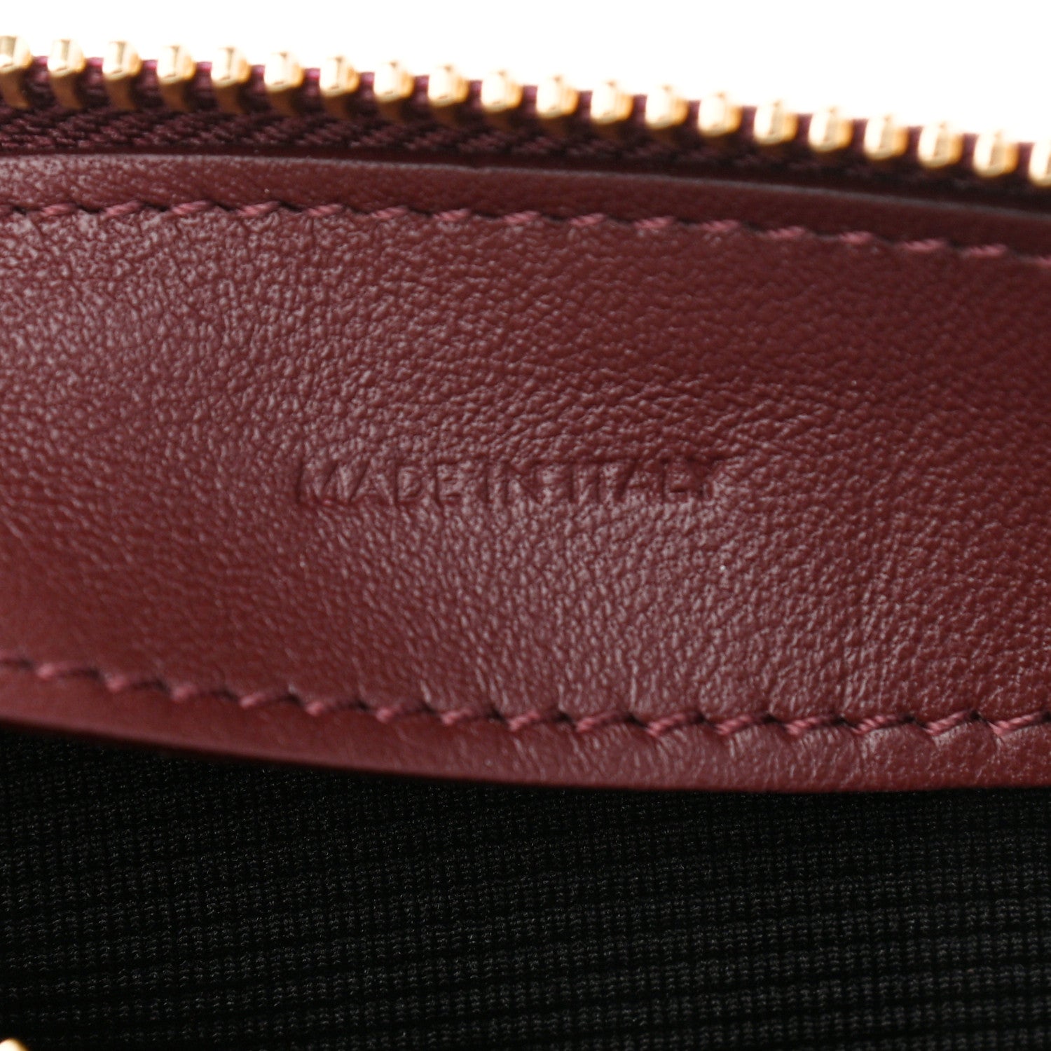 Celine Smooth Lambskin Small Trio Crossbody Bag Burgundy 9 of 12
