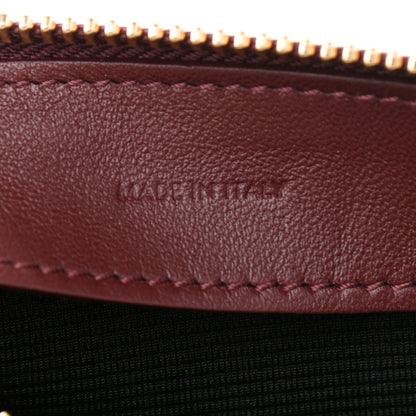 Celine Smooth Lambskin Small Trio Crossbody Bag Burgundy 9 of 12