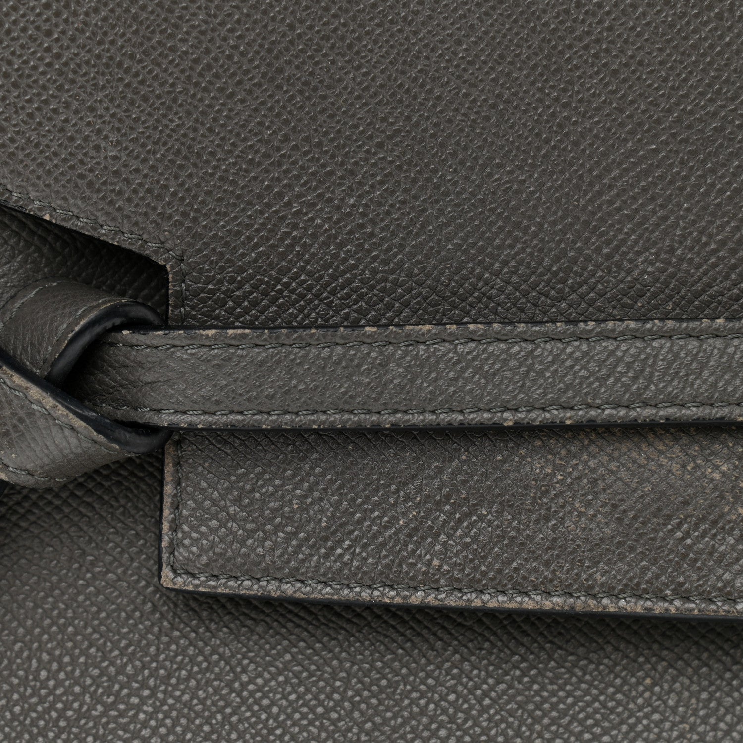 Celine Grained Calfskin Micro Belt Bag Grey 11 of 19