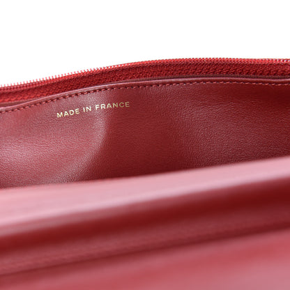 Chanel Caviar Quilted Boy Wallet On Chain WOC Red 10 of 11