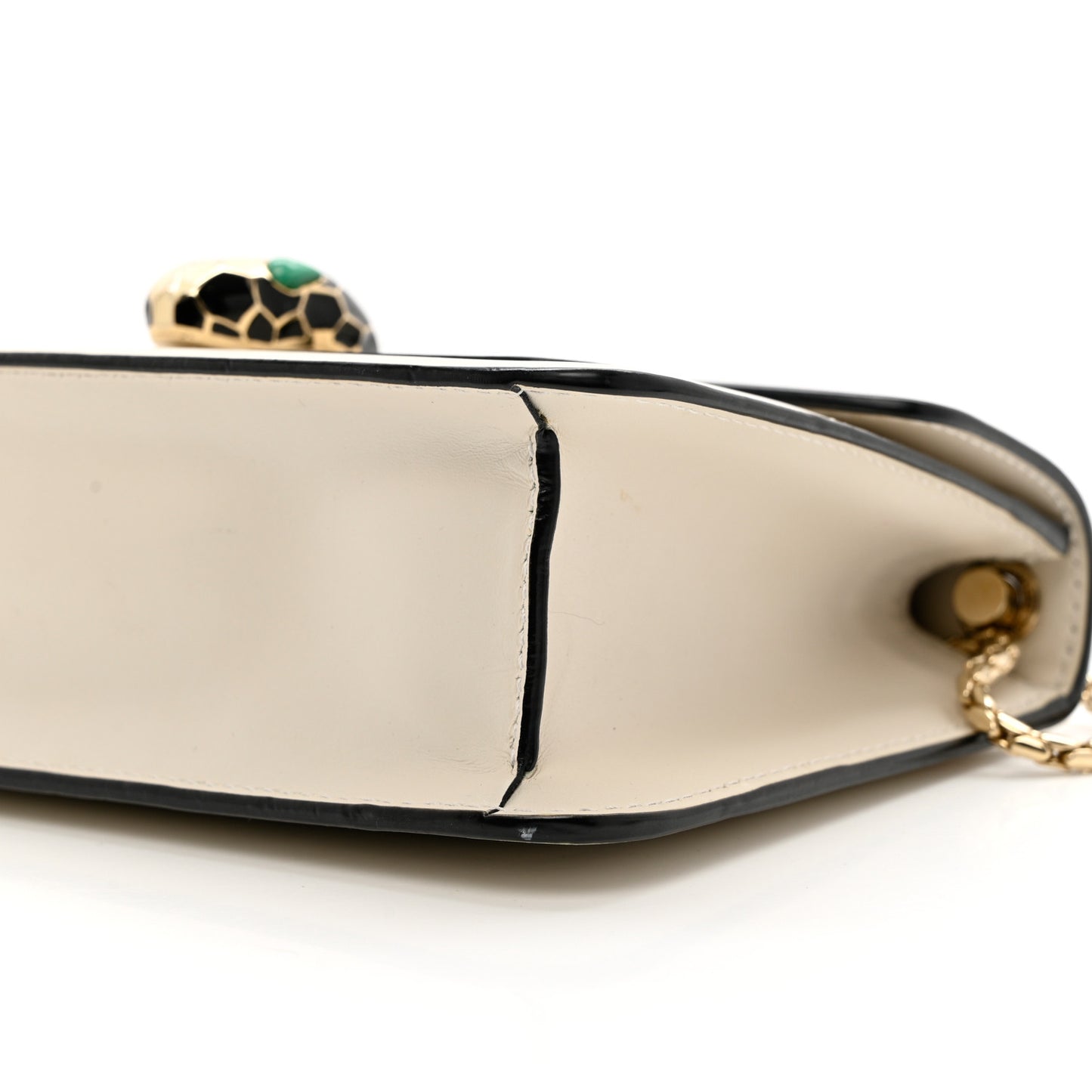 Calfskin Serpenti Forever Crossbody Bag White