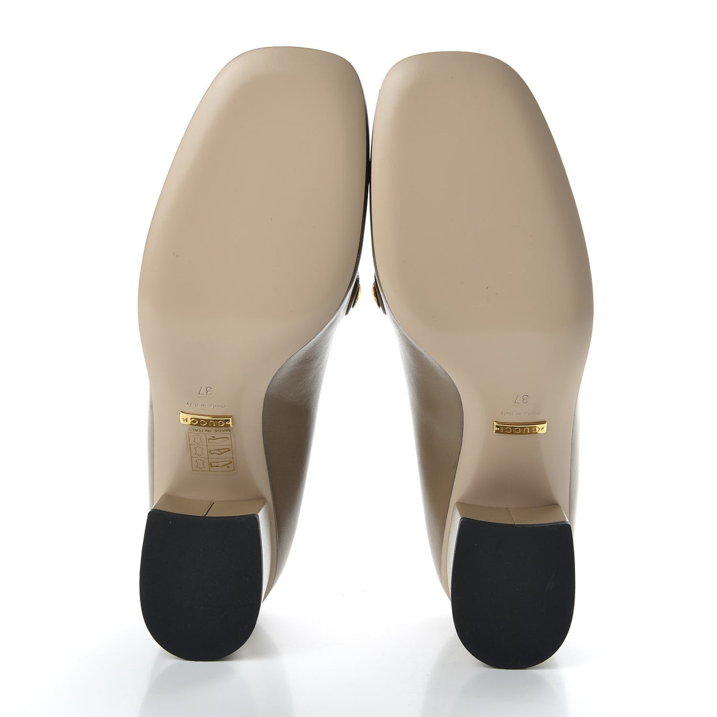 Malaga Kid Sylvie Web Chain Mid Heel Loafers 37 Mud