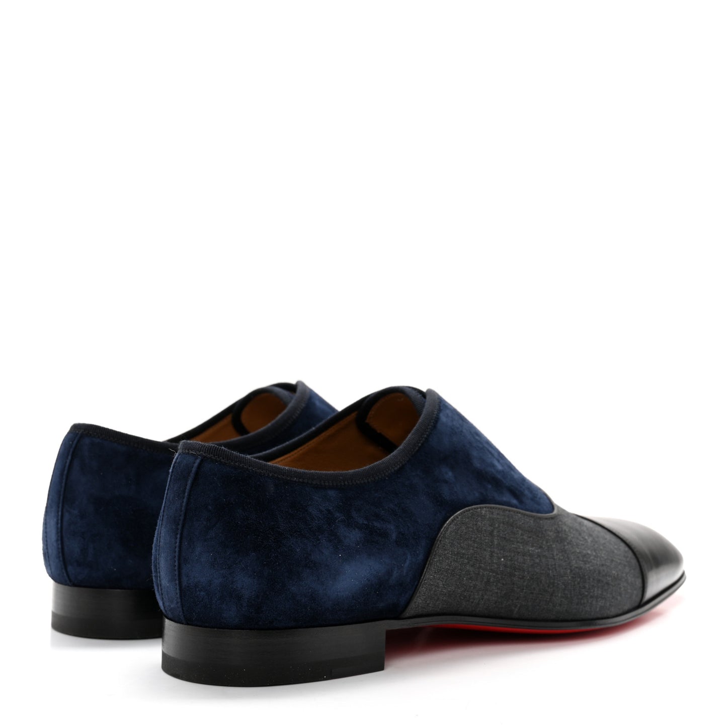 Mens Suede Wool Alpha Male Flat Loafers 45.5 Black