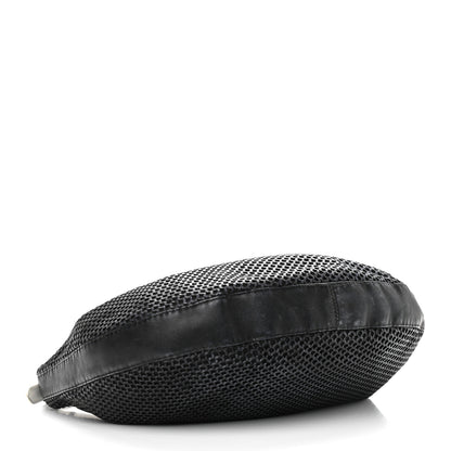 Christian Dior Leather Perforated Hobo Black 4 of 17