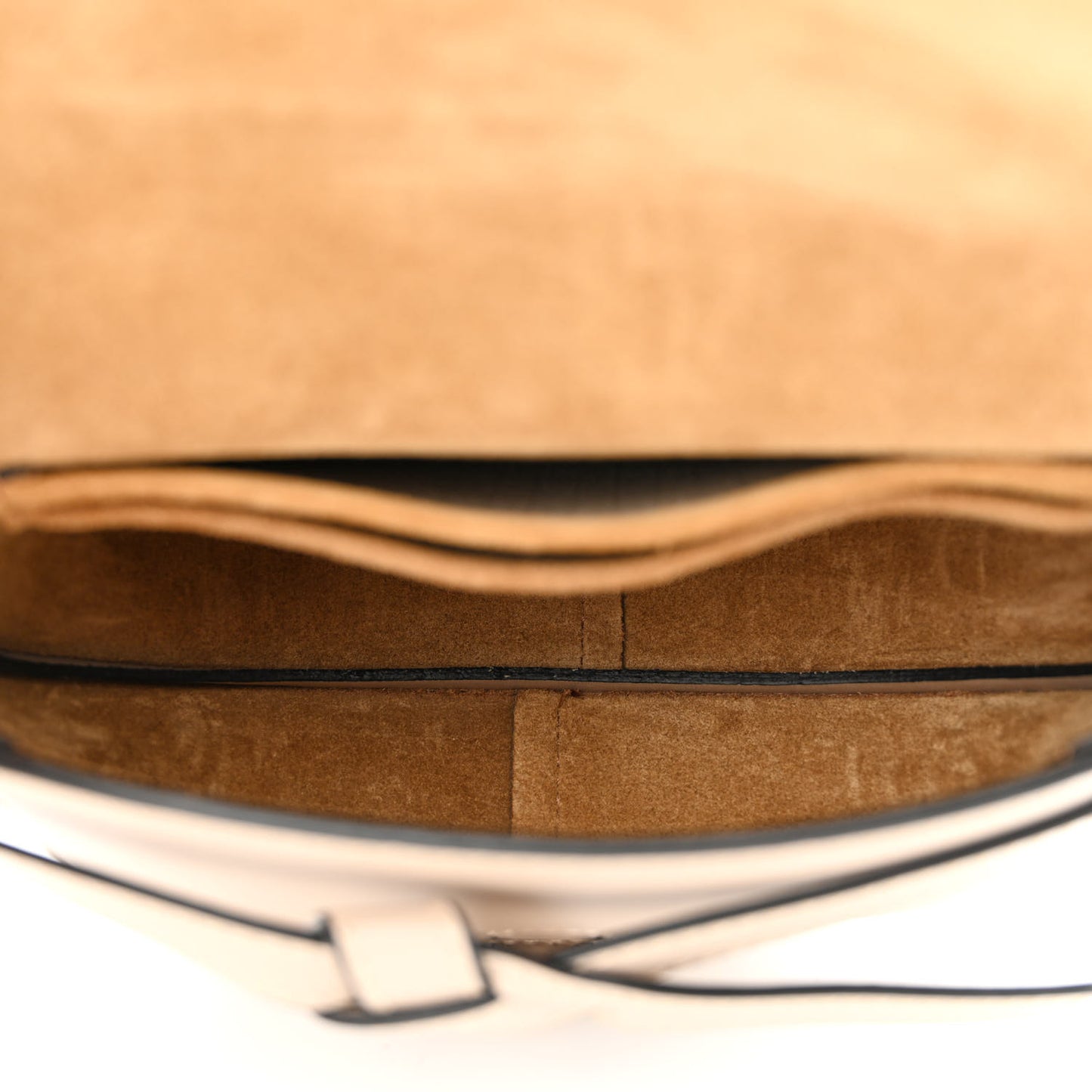 Calfskin Mini Gate Belt Bag Sand