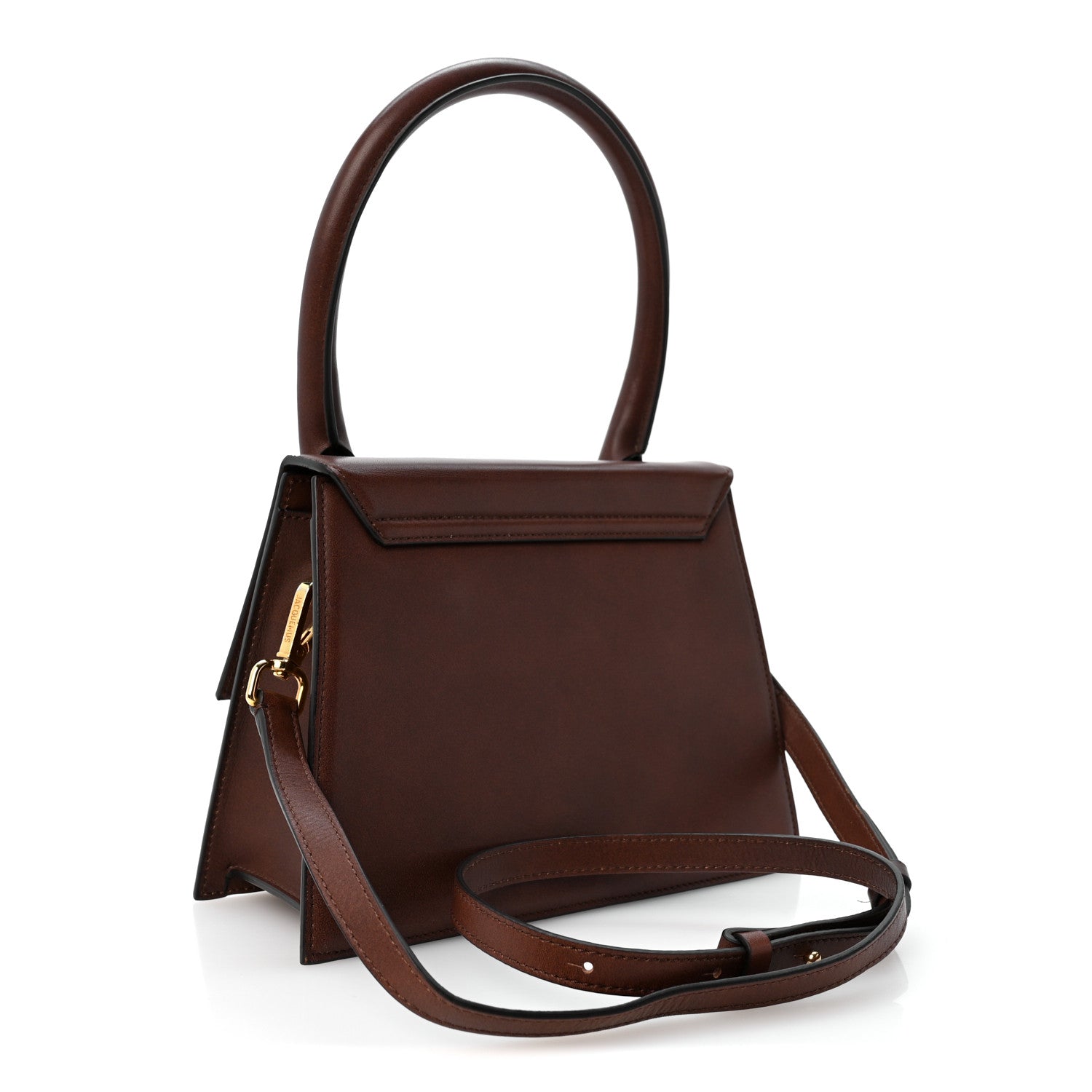 Jacquemus Smooth Calfskin Le Grand Chiquito Dark Brown 3 of 14
