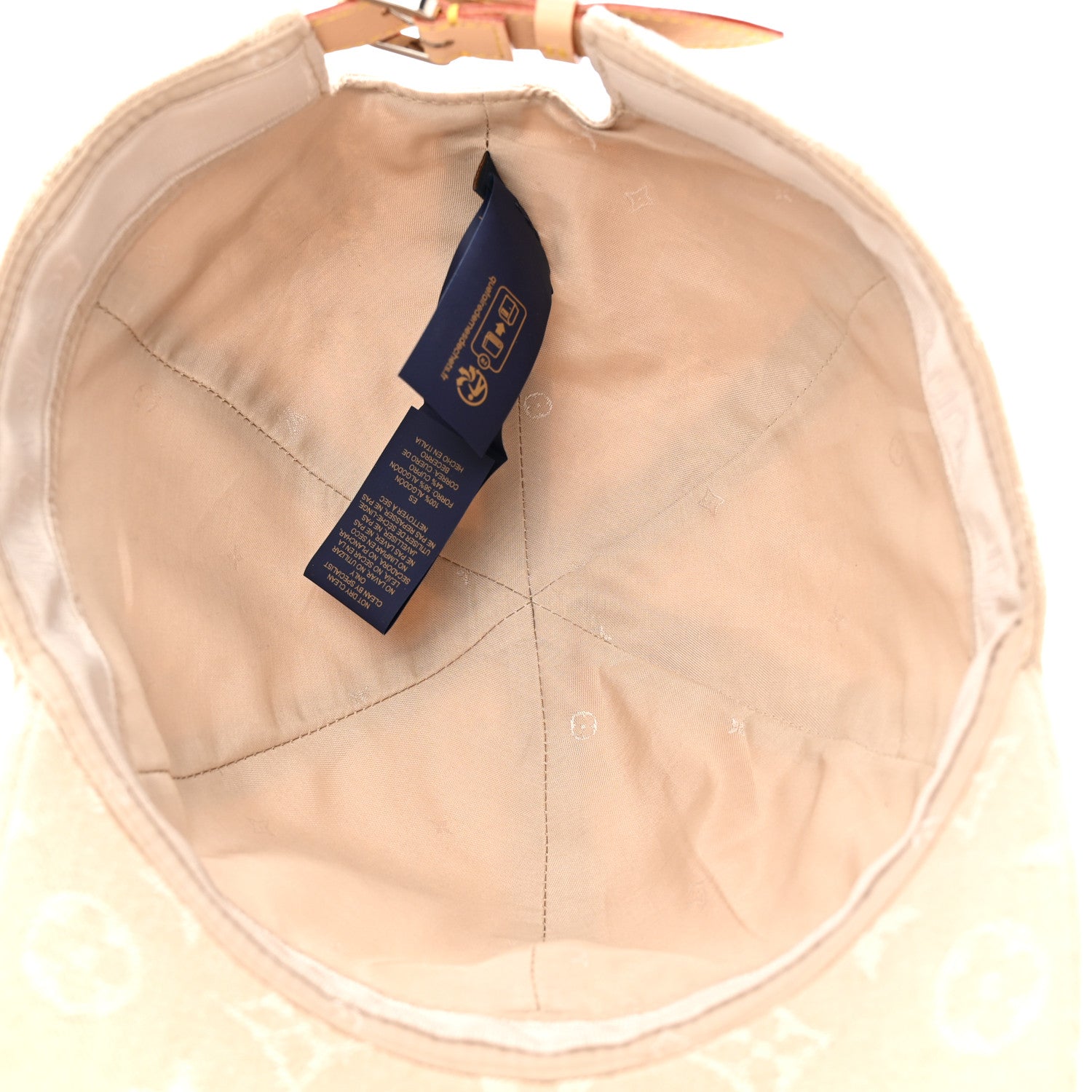 Louis Vuitton Cotton Monogram Essential Cap M Beige 7 of 9