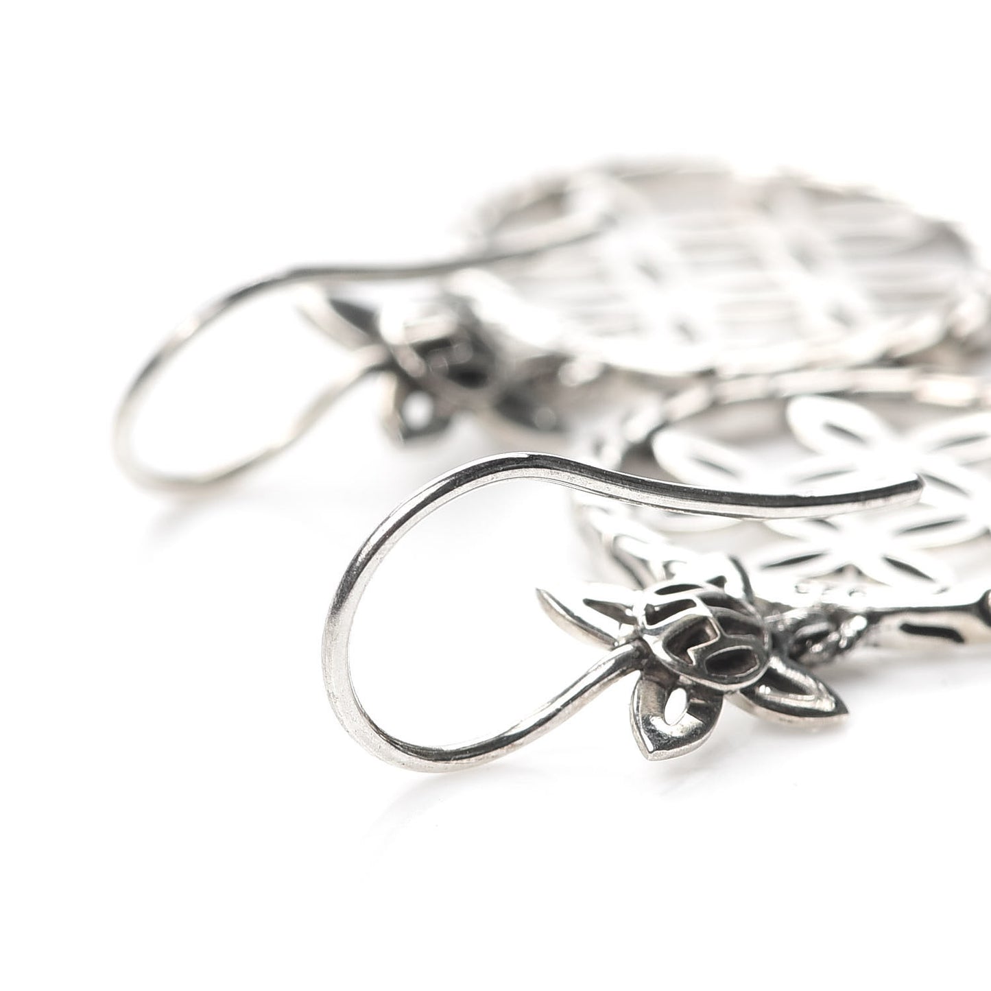Sterling Silver Batu Kawung Earrings