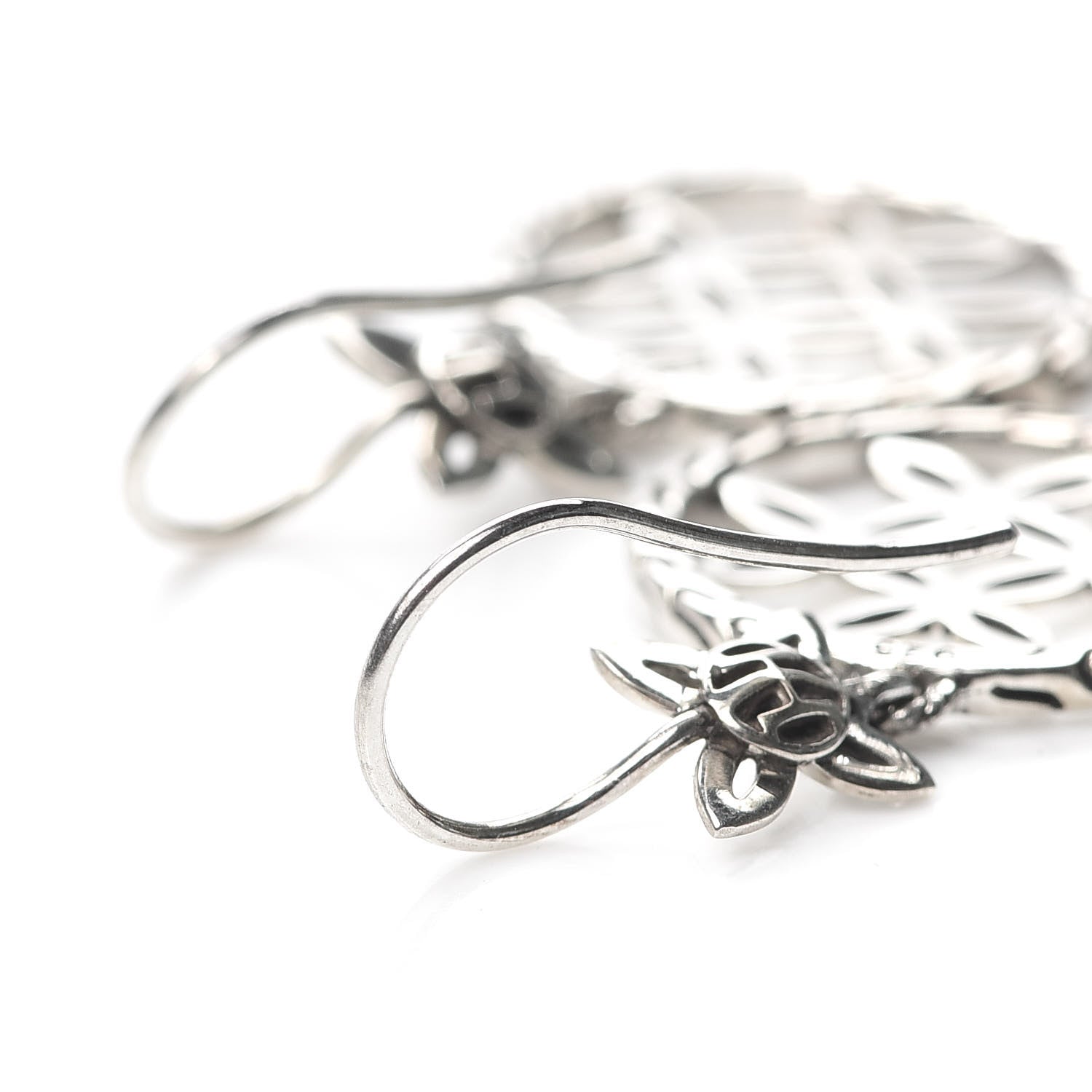 John Hardy Sterling Silver Batu Kawung Earrings 3 of 4