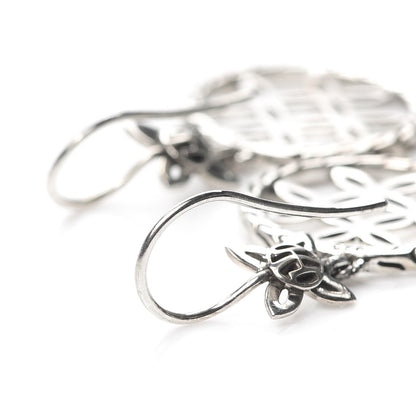 John Hardy Sterling Silver Batu Kawung Earrings 3 of 4