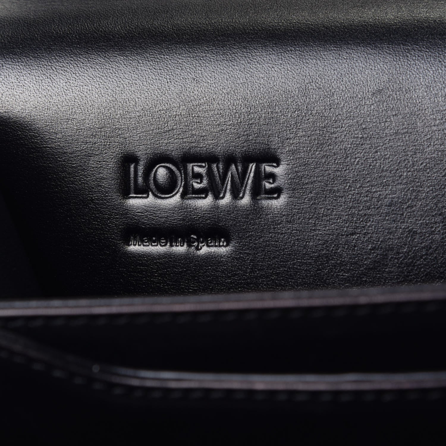 Loewe Calfskin Medium Barcelona Shoulder Bag Black 6 of 11