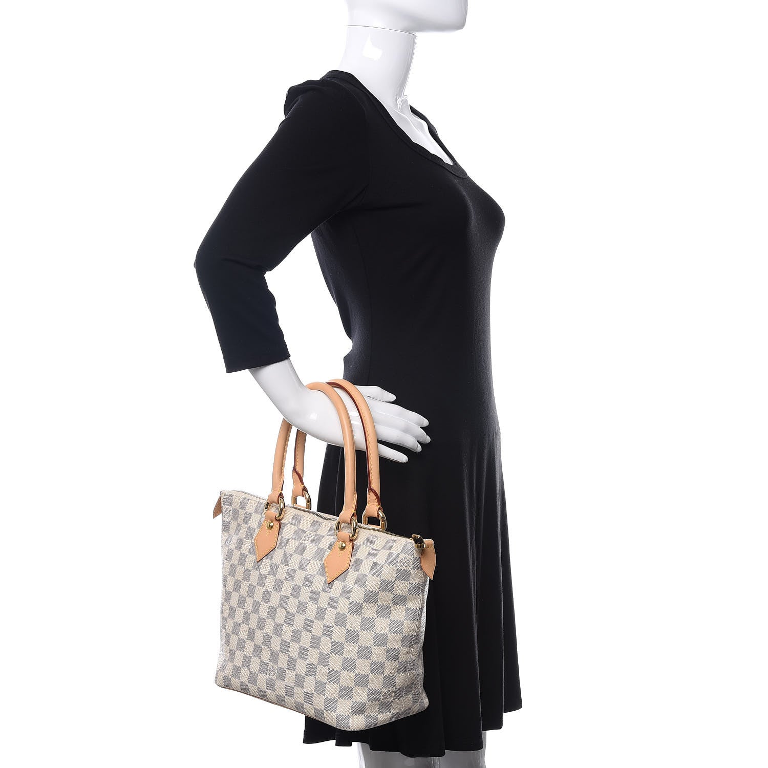 Louis Vuitton Damier Azur Saleya PM 2 of 10