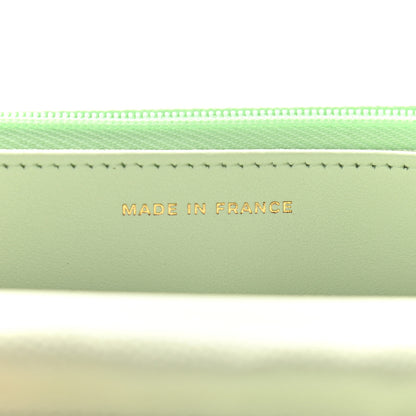 Chanel Caviar Quilted Wallet On Chain WOC Light Green 7 of 10
