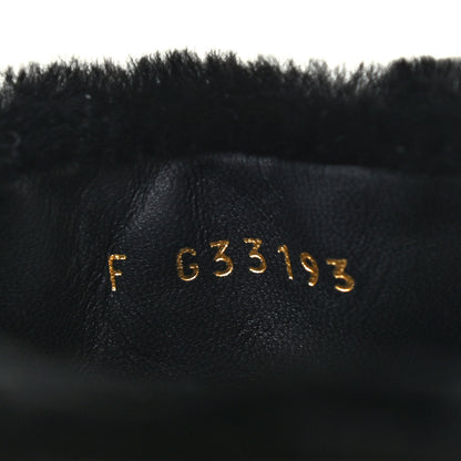Chanel Rabbit Lambskin Fur Mules 37 Black 8 of 8