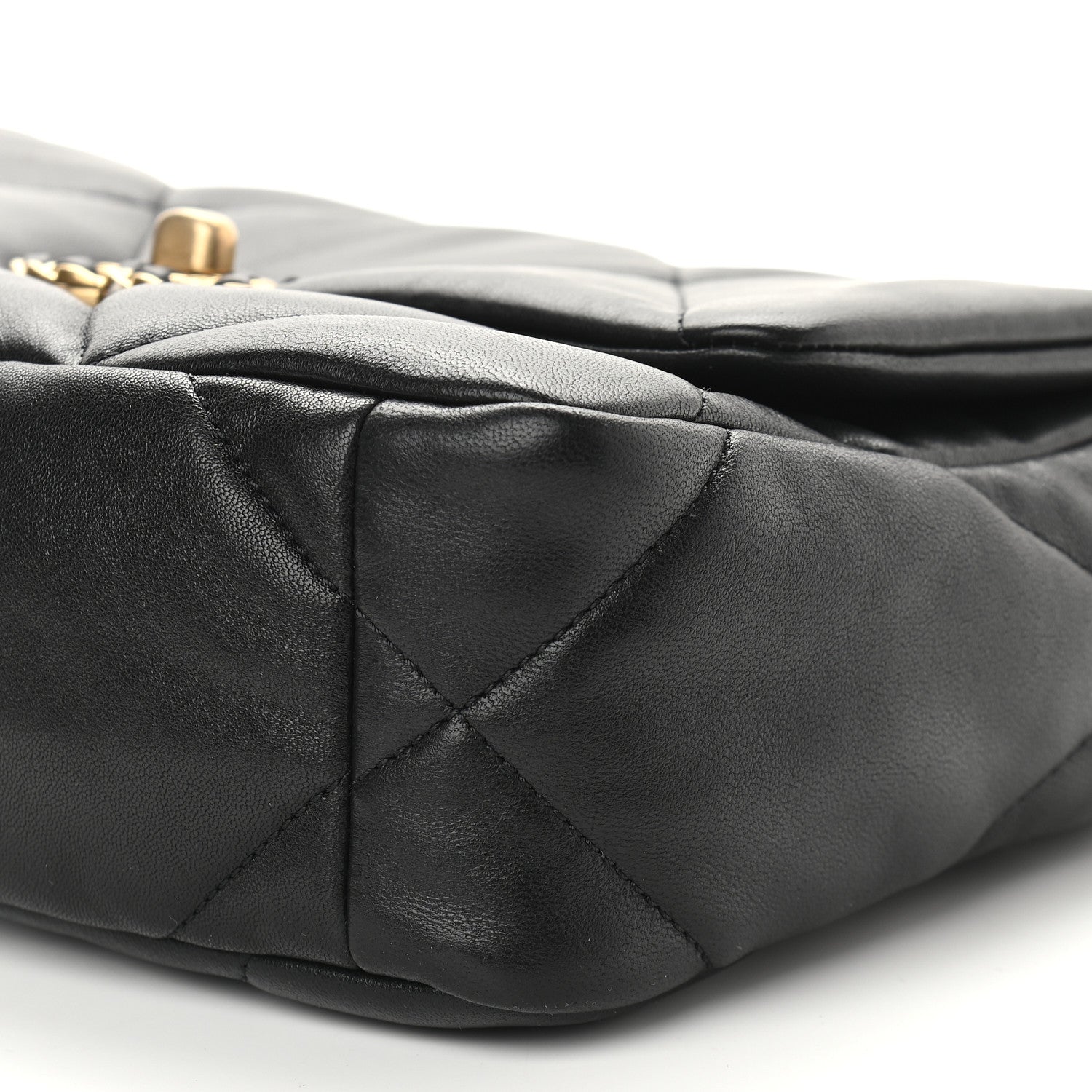 Chanel Lambskin Quilted Medium Chanel 19 Flap Black 9 of 9