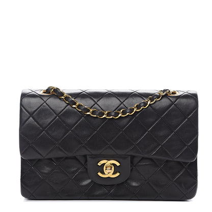 Chanel Lambskin Quilted Small Double Flap Black 1 of 16